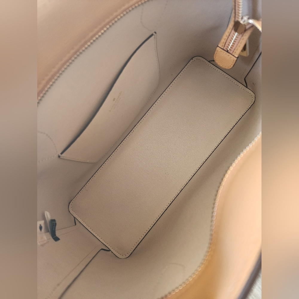 Kate Spade Darcy Large Satchel Classic Saddle Color - Picture 9 of 10